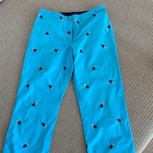 Vintage (Circa 2002) Timmy Hilfiger Embroidered Cotton Pants